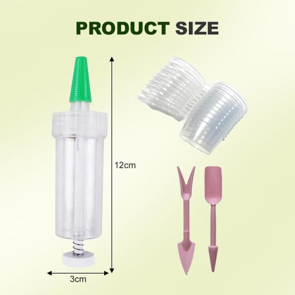 2025 New Mini Seed Spreader, Mini Sowing Seed Dispenser Seed Planter Tool, Hand-held Manual Seedlings Dibber and  Set, Small Seed Planter Tool for Garden (A) - Image 2