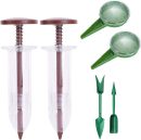 6 PCS Seed Spreader Handheld,Mini Garden Tools Indoor Gardening Tools Set Seeder Indoor Plant Tools Seed Dispenser for Tiny Seeds Plant Propagation Kit