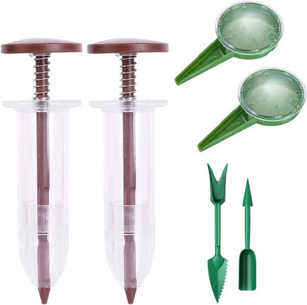 6 PCS Seed Spreader Handheld,Mini Garden Tools Indoor Gardening Tools Set Seeder Indoor Plant Tools Seed Dispenser for Tiny Seeds Plant Propagation Kit