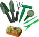 7 Pack Sowing Seeds Dispenser Set, Adjustable Garden Hand Planter Seeder Tool Flower Plant Sow Traditional Sets, Seedlings Dibber and
