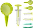 8 Pack Sowing Seed Dispenser Seeder Sower Planter Set, Handheld Mini Seedlings Dibber and  Garden Hand Tool, Ideal Gardening Tools for Small Seeds of Flowers, Vegetables