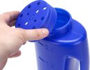 2L (70 oz) Hand Held Spreader in Blue. Adjustable Hole Size for Seed, Fertiliser, Salt to Deice or Any Size Granule Complete with Scoop