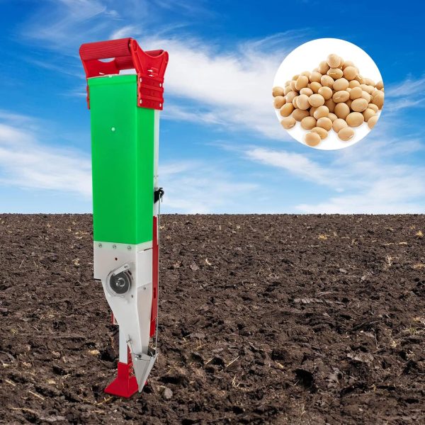 Manual Seeder, Handheld Peanut Corn Seeder Seed Fertilizer Vegetable Garden Efficient Planter Sowing Tool - Image 2