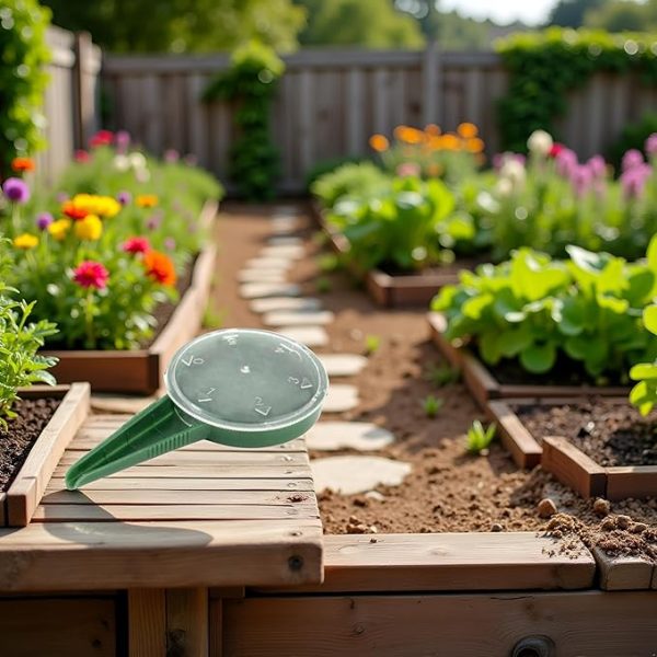 1Pc Seed Dispenser,Garden Plant Adjustable Seeder Sower Planter,Hand Seeder,Seed Dispenser Hand Tool,Seeder Gardening Tools for Outdoor