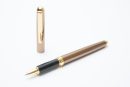 ceramic roller ball pen middle axis brown