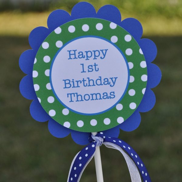 Birthday Party Favor Sticker Labels - Polka Dot Set - Image 2