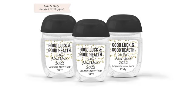 New Year Celebration Sanitizer Labels - Set of 30 - Image 2